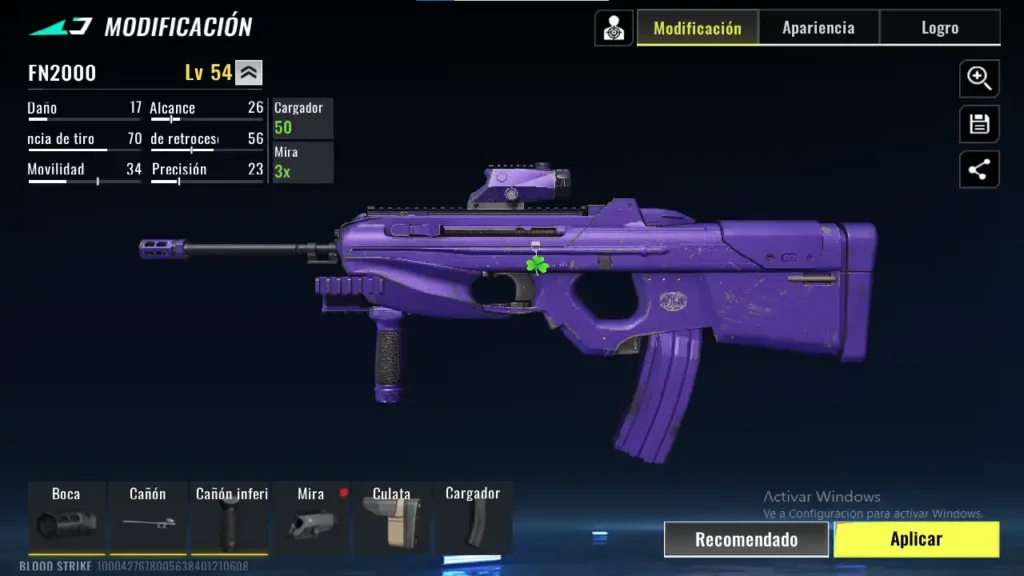 La mejor clase de la fn2000 de blood strike