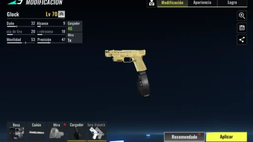 La mejor clase para la glock en blood strike